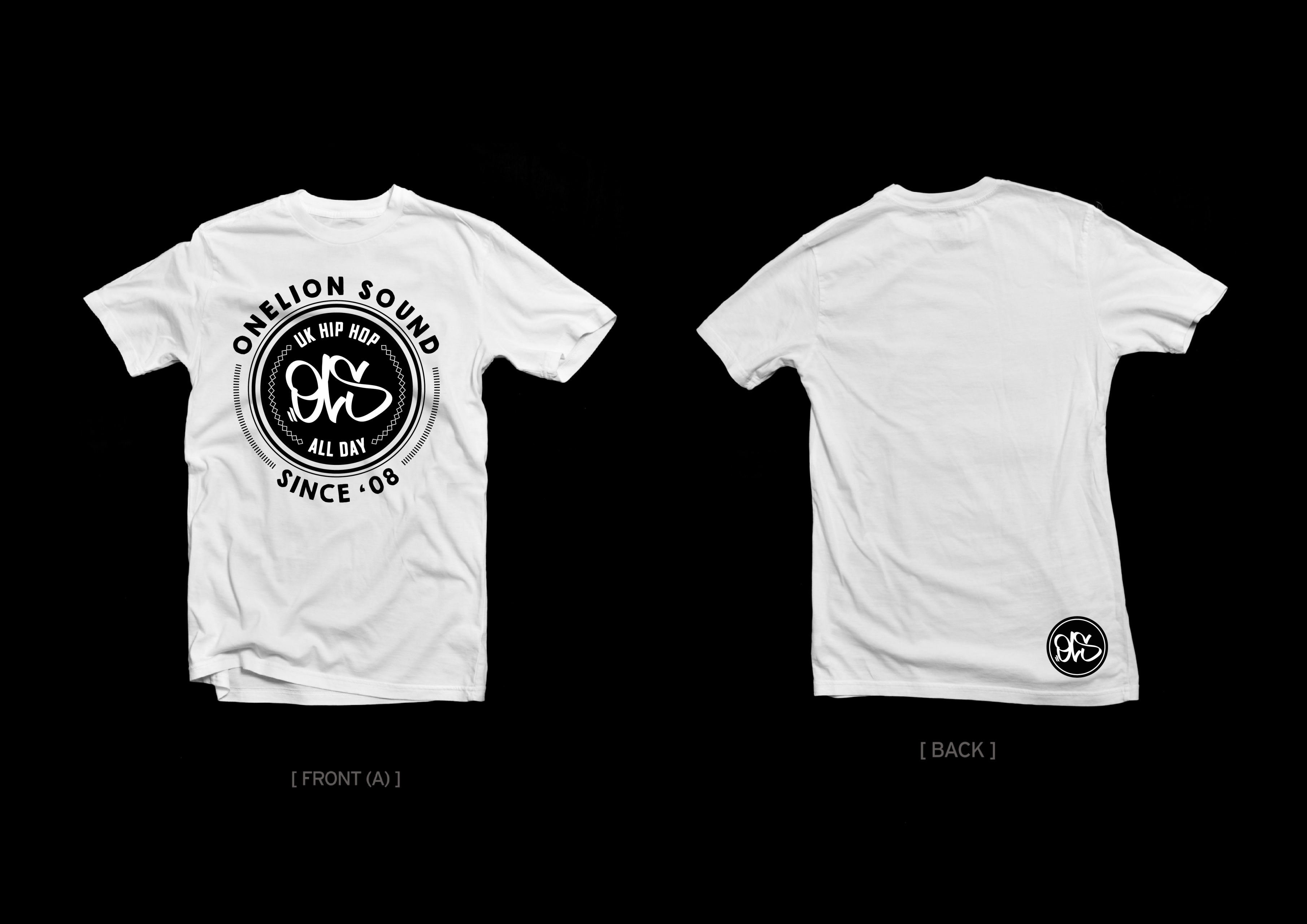 OLS T-Shirt - Emblem | White - OneLion Sound | UK Hip Hop reviews ...